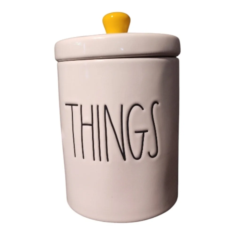 Rae Dunn Artisan Collection By Magenta THINGS Container With Lid